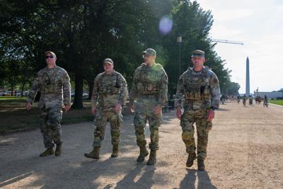 National Guard in Washington DC 8-16-2025