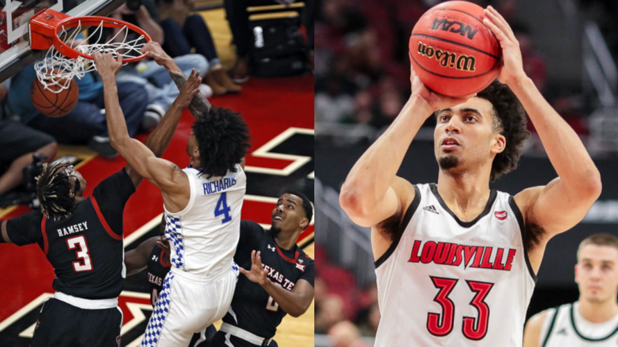 Nick Richards and Jordan Nwora