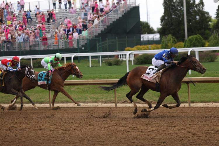 Horses on Kentucky Oaks Day 2025