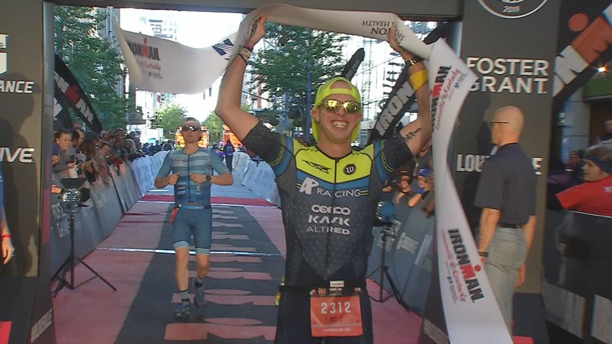 Thousands race through the city for Ironman Louisville competition