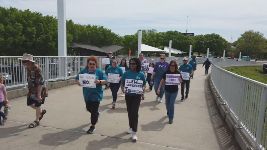 Center for Women and Families sexual assault awareness walk 4-18-24