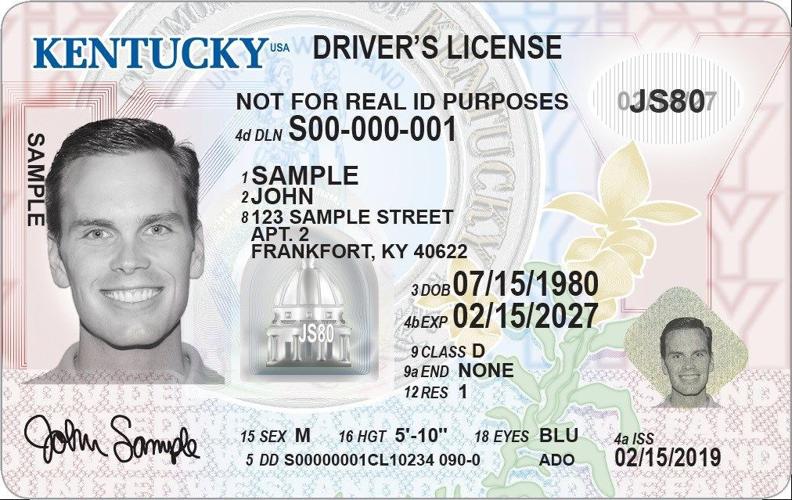 New 'standard' Kentucky driver's license