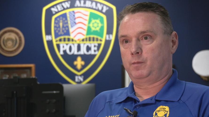 Todd Bailey, the chief of the New Albany Police Department