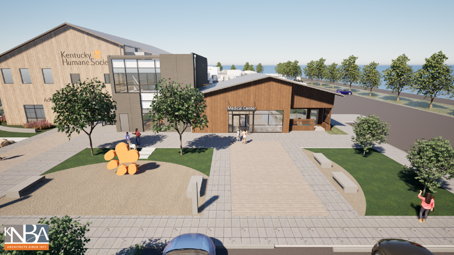 Rendering of New Kentucky Humane Society Campus