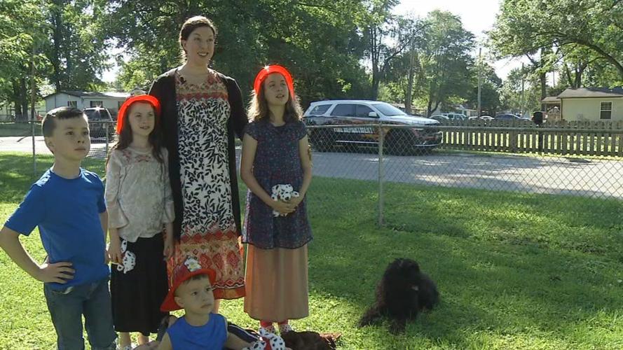 Jeffersonville family (Lisa Bokenkamp) credits dog for alerting them to fire (June 28, 2019)