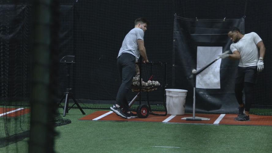 Hitting center at Norton sports and wellness center
