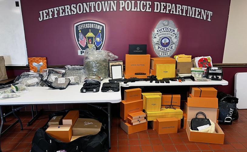 Evidence confiscated from the home of Joseph E. Lanham and Joseph M. Lanham by Jeffersontown police