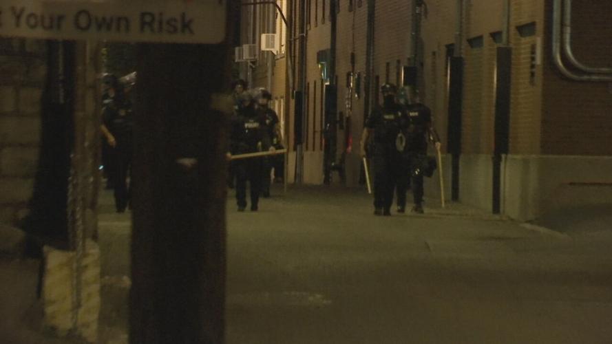 Police presence during 9/24/20 protests