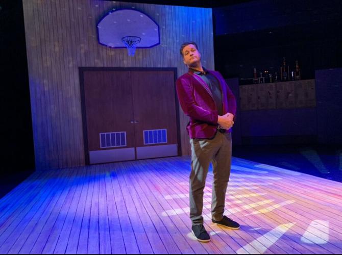 Keith Kaiser on stage at Henry Clay Theatre