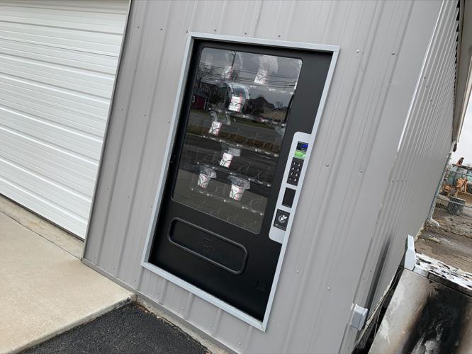 Nearly Empty Narcan machine in Vine Grove, Kentucky