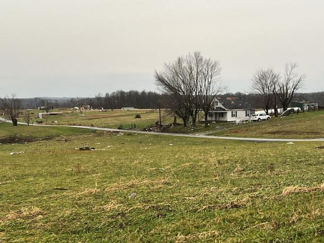 Damage in western Kentucky after Dec. 10-11, 2021 tornadoes