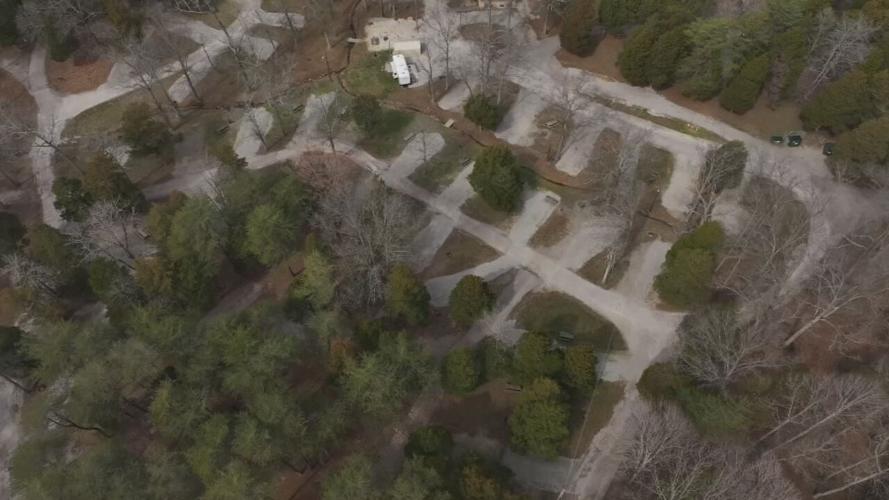 Otter Creek Campground aerial view