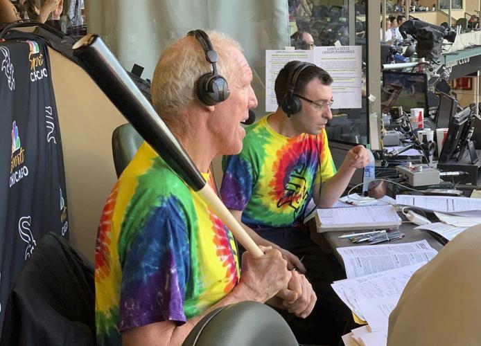 Bill Walton does commentary on NBC Sports Chicago