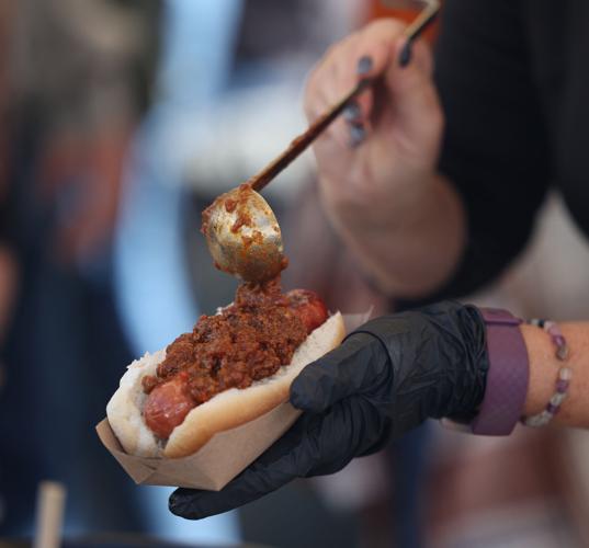 Louisville's Great Chili Cook off - hot dog.JPG