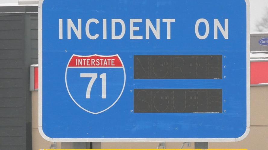 I-71 sign in Oldham County