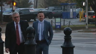 Brett Hankison arrives at federal courthouse