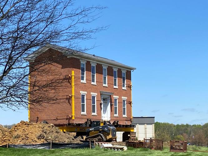 Smith Farmhouse in New Albany relocation