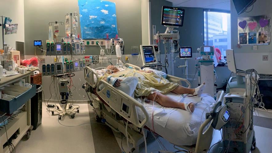 Michael Munday, a patient at UofL Health - Jewish Hospital who received Kentucky's first double-transplant of a heart and liver