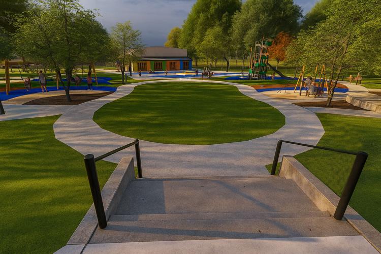 St. Joseph Children's Home Realistic Half rendering for updated play and wellness area