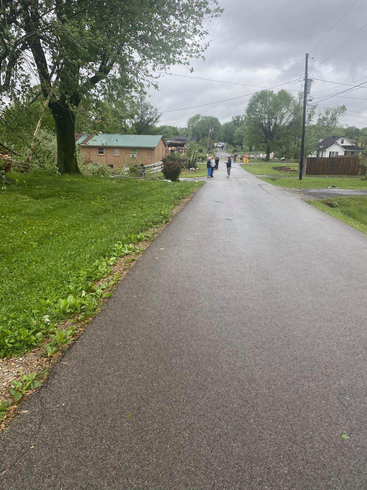 Tompkinsville, Kentucky, storm damage 5-3-2021