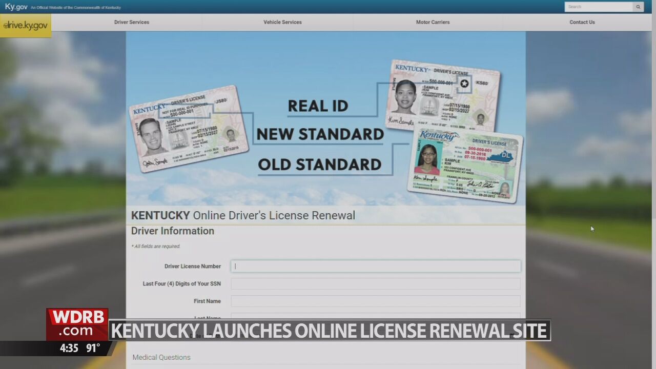 Online Driver S License Renewal Now Available In Kentucky Wdrb Video   60c7c08368f28.image 