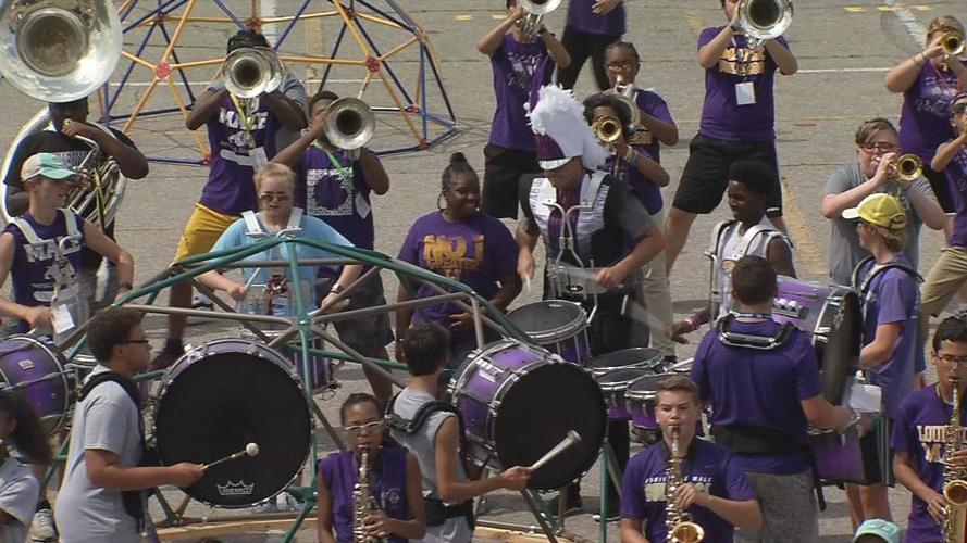 Male Band Percussion and Horns