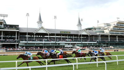 MARKSMAN QUEEN - The Keertana - 05-24-25 - R09 - Churchill Downs - Inside Finish 04 - Rick Bailey