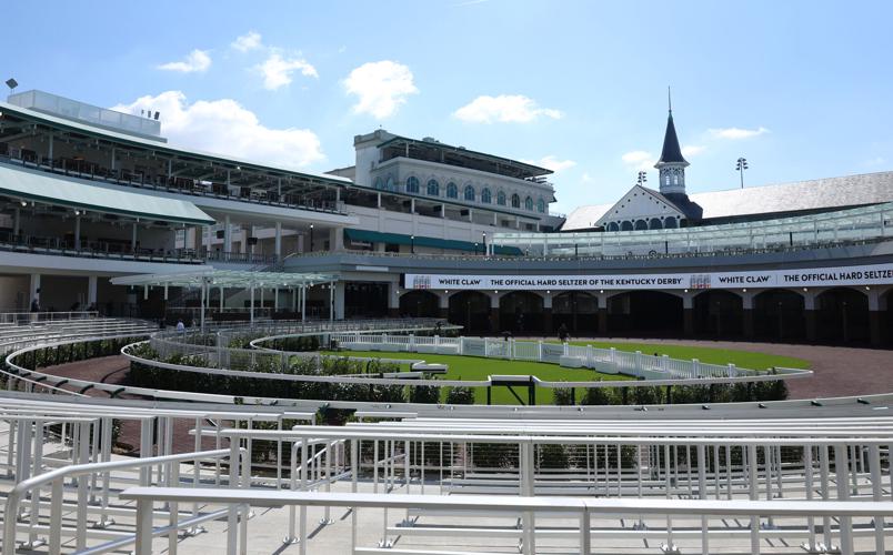 Paddock area on April 24 at Churchill Downs.JPG
