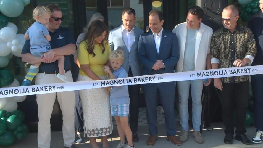 Magnolia Bakery ribbon-cutting 8-18-26