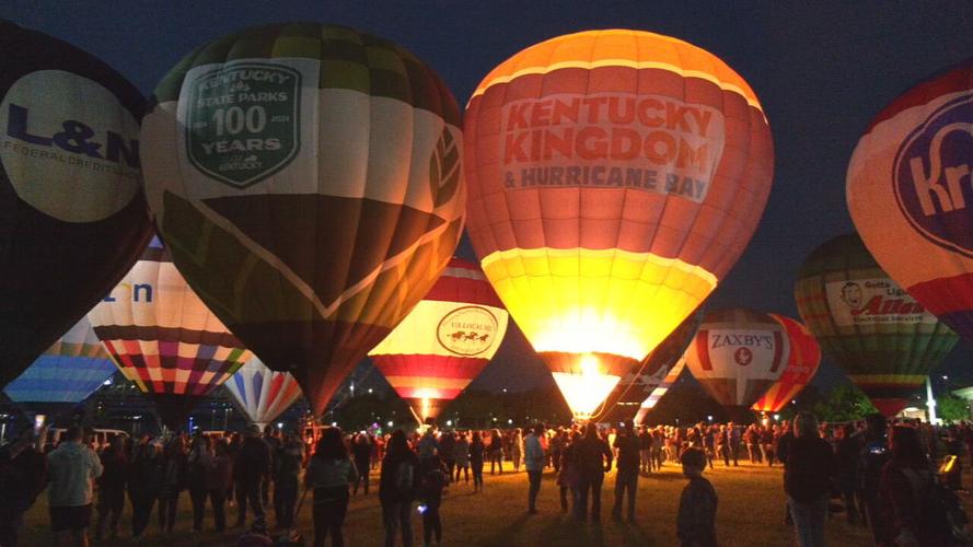 Balloon Glow 1 of 2 on 4-25-24