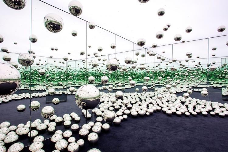 Yayoi Kusama's Infinity Mirrored Room "Lets Survive Forever"