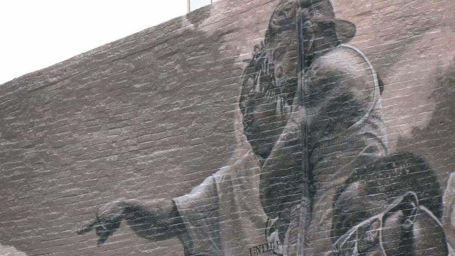"Twan's Gift" mural on Third Street in downtown Louisville