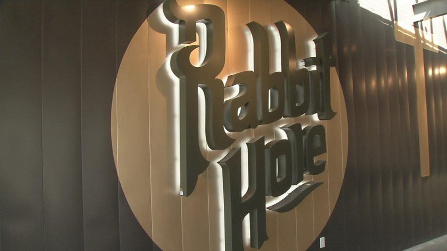 The Rabbit Hole Distillery sign