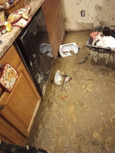 Mud left after eastern KY flooding