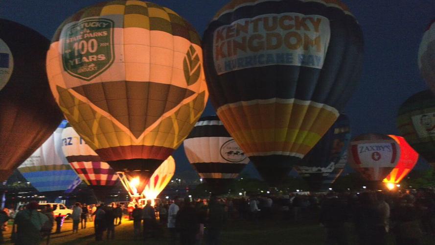 Balloon Glow 1 of 2 on 4-25-24