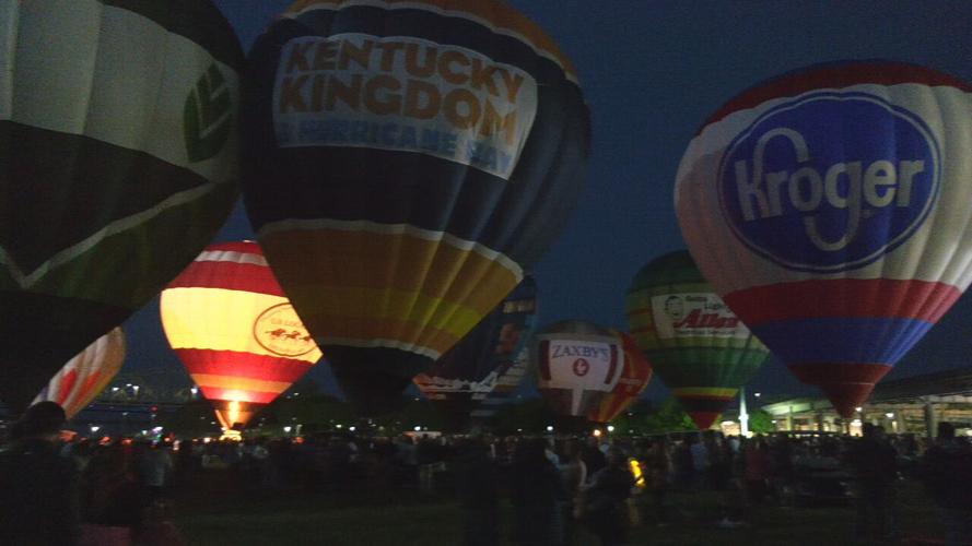 Balloon Glow 1 of 2 on 4-25-24