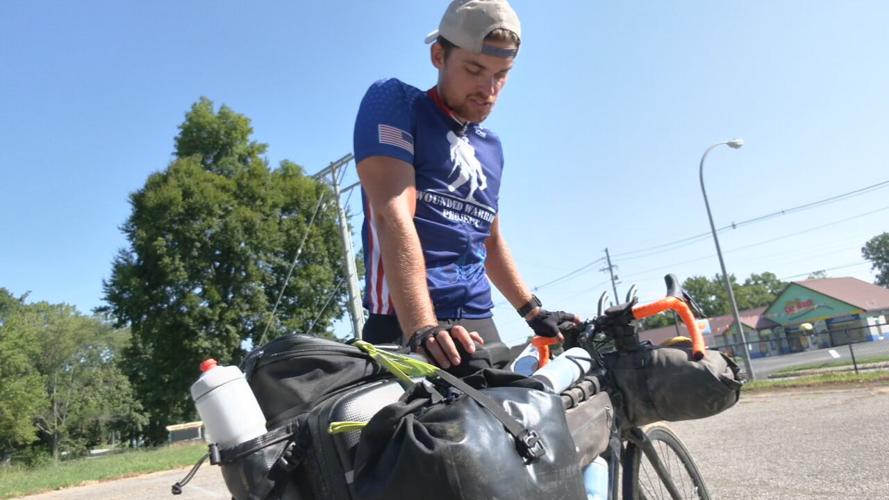 Nick Novotny pauses in Louisville