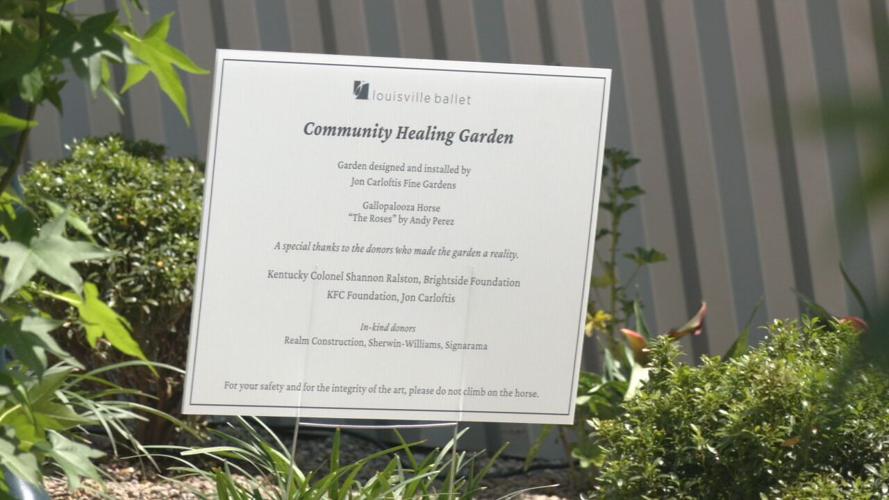 Old National Bank Community Healing Garden unveiled 5-8-24