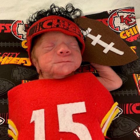 GAME FACES, Kansas City hospital shares photos of NICU babies in Chiefs  gear ahead of Super Bowl, National