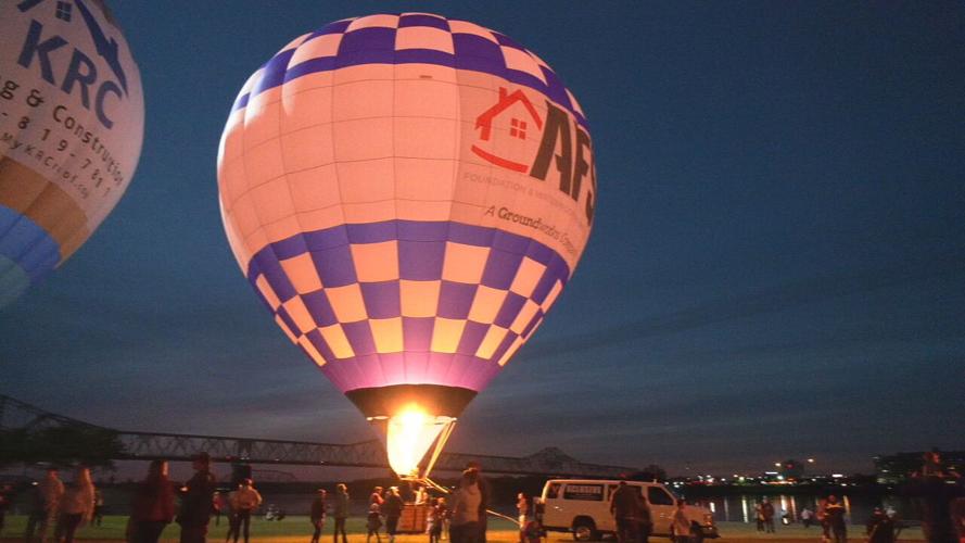 Balloon Glow 1 of 2 on 4-25-24