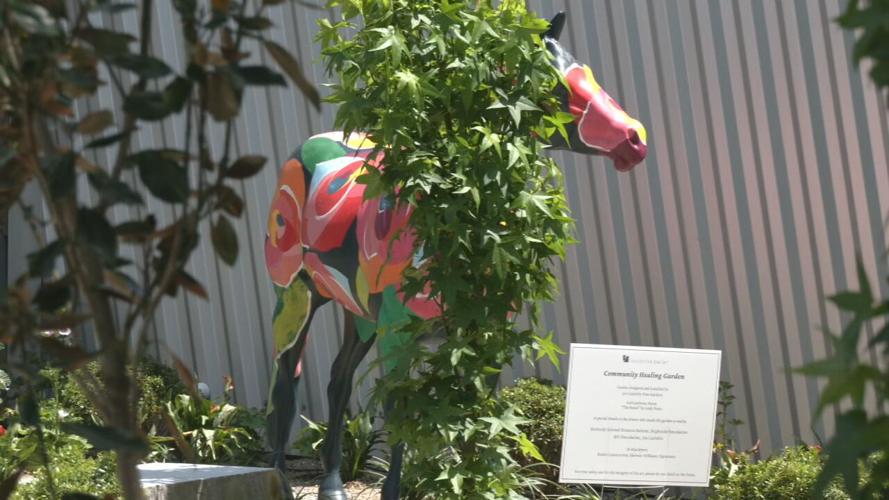 Old National Bank Community Healing Garden unveiled 5-8-24