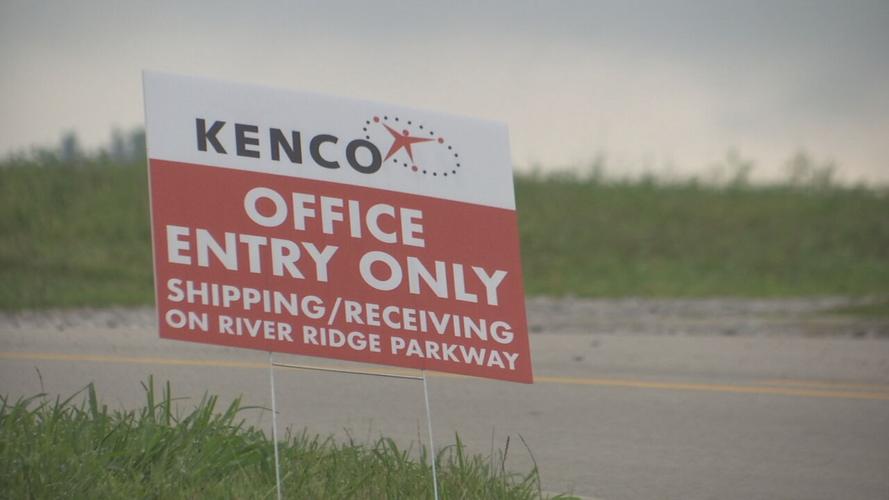 Kenco Logistic Services sign in River Ridge Commerce Center (in Jeffersonville)