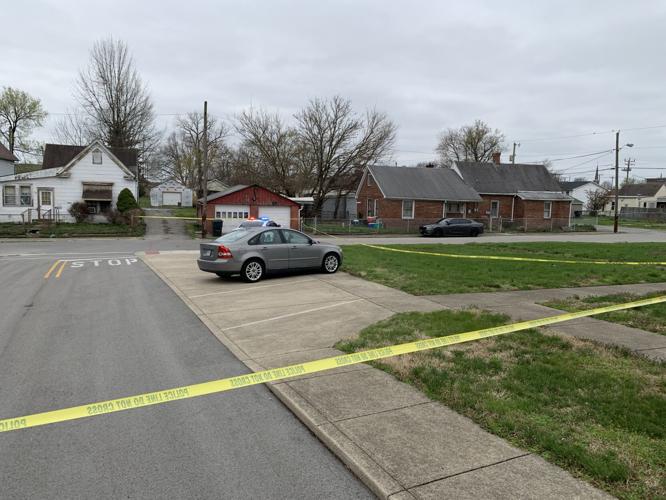 Scene of March 31, 2022 double shooting scene in New Albany