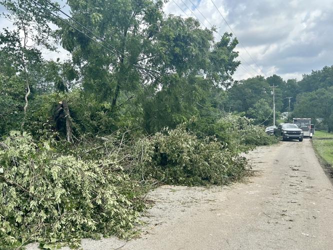 Grayson County storm damage cleanup 7-22-26