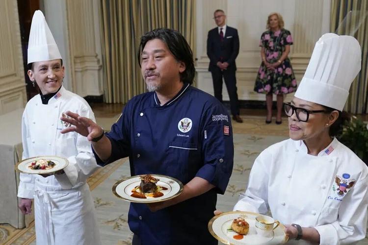 EDWARD LEE - WHITE HOUSE DINNER PREVIEW - AP 4-25-2023 2.jpg