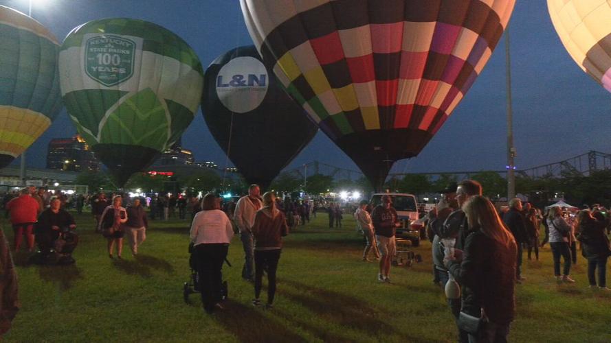 Balloon Glow 1 of 2 on 4-25-24