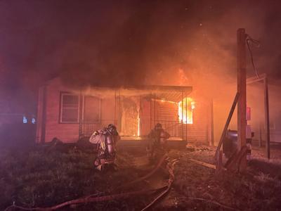 Exeter Avenue Fire in Louisville's Chickasaw neighborhood