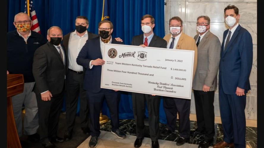 KENTUCKY BOURBON BENEFIT CHECK PRESENTATION