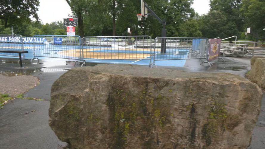 Shawnee Park court Dirt Bowl upgrades