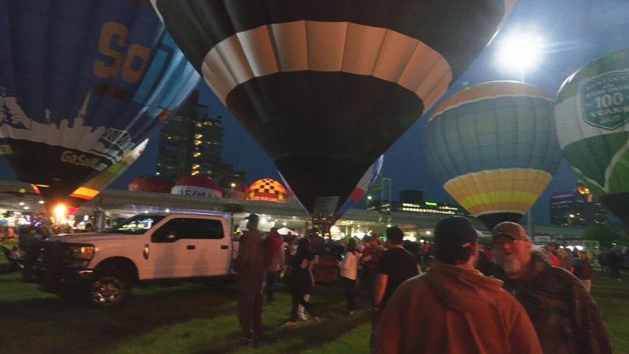 Balloon Glow 1 of 2 on 4-25-24